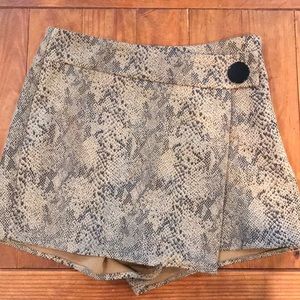 Zara Snakeskin skort
